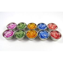 10 Scented Rose Tea Lights & Tea Light Refills