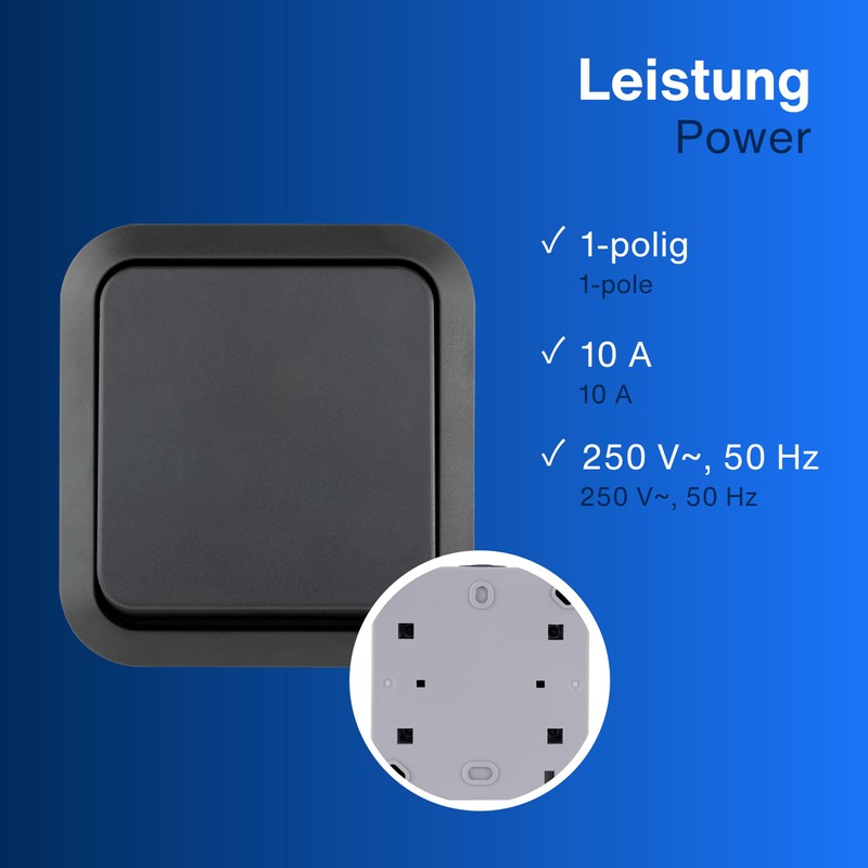 REV 0004340400 AquaStorm Multi-Way Switch – Wet Room Switch IP55,