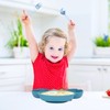 3pcs Toddler Divided Plate Set Silicone Baby Suction Plate Anti