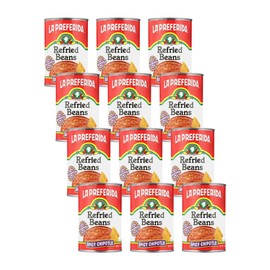La Preferida Refried Beans, Spicy Chipotle, 16-Ounce (Pack of 12)