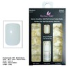 Bling Art Salon 360 Squoval Long False Nails Natural White