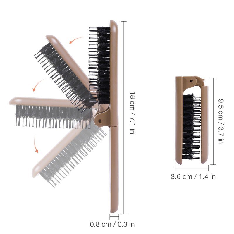Comb Unisex Set Foldable Travel Comb Compact