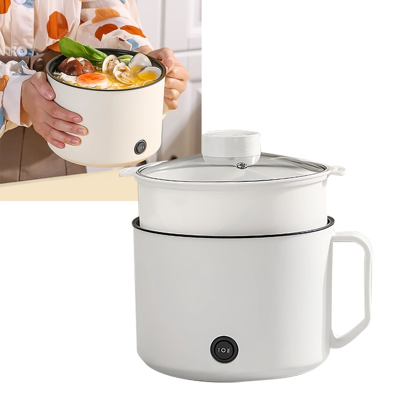 Mini Hot Pot Portable Fast Heating Easy to Clean Multifunctional