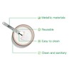 4 Pack Metal Makeup Spatula, Mini Spoon, Beauty Scoop for