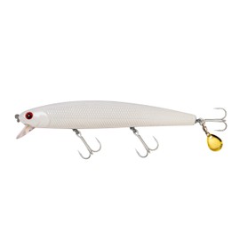 Calissa Offshore Tackle 140mm California Inshore Fishing - Special Jerkbait Crankbait Surf Flash Fishing Salt Pro Lure Minnow Zebra MS Metallic Sardine Glow 140 (Glow White)