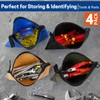 WISEPRO 4 PCS Zippered Tool Pouch, Multipurpose Tool Organisers Bags,