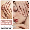 QIUFSSE Mirror Nail Polish Metallic Nail Polish Long Lasting Mirror