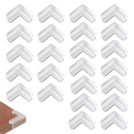 VENGABY 24 Pack Table Corner Protector for Baby, Baby Proof Corners and Edges, Corner Protectors for Furniture, Furniture Corner Guard & Edge Safety Bumpers, Cover Sharp Edges, Clear and Transparent