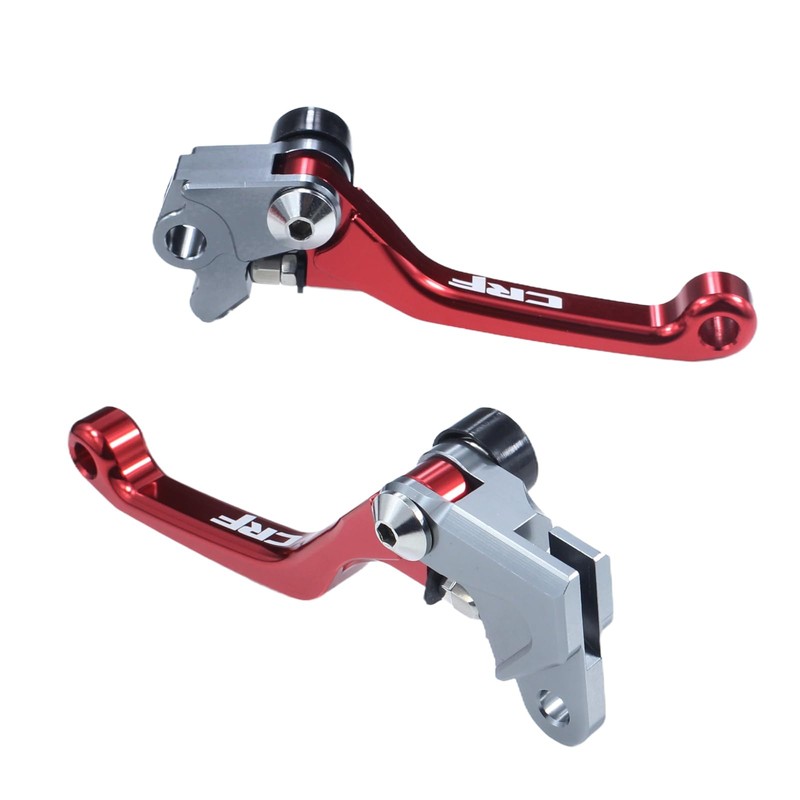 TIRGE Motorcycle CNC Foldable Pivot Clutch Brake Lever Handle for