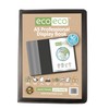 eco-eco A5 50% Recycled 40 Pocket Black Professional Business Display