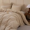 King Size Duvet Cover Set 104"×90" - 100% Washed Cotton