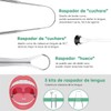 Set 5 Herramientas Limpieza Bucal Higiene Dental Limpiadores Linguales Elimina