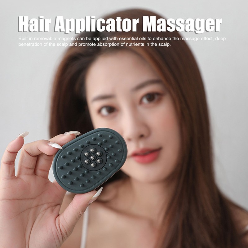Electric Scalp Applicator Massager 4 Gears Adjustable Vibration USB Rechargeable