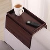 GEHE Sofa Arm Tray Bamboo Sofa Tray Table for Couch,