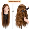 Beauty Star Mannequin Head with 80% Real Human Hair, Manikin