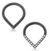 Adramata G23 Titanium Helix Piercings for Women Men Titanium Septum