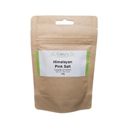 Caley's Apothecary Himalayan Pink Salt Coarse, 2-5mm, Natural, Resealable Pouch (100g)
