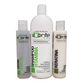Labonté Shampoo Labonté Vitamina 1lt + Seda 240ml + Keratina 240ml