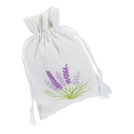 VILLFUL Empty Sachet Lavender Bags Empty Lavender Sachets Drawstring Mesh Bags White Cotton
