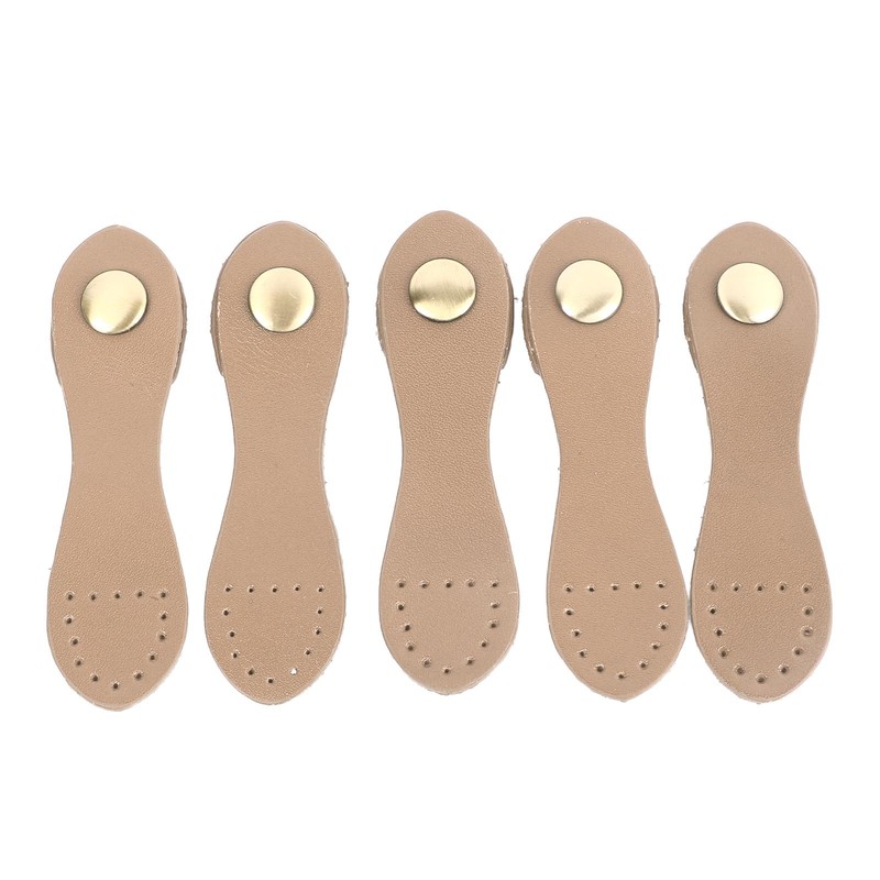 5 Set Leather Snap Buckles Soft Wearable DIY Sewing Leather