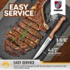 STEINBRÜCKE Knife Set Sharp Stainless Steel Professional Cutlery Steak Kitchen