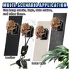 4PCS Car Mini Hooks - Multifunctional Self-Adhesive Backseat Hangers Vehicle