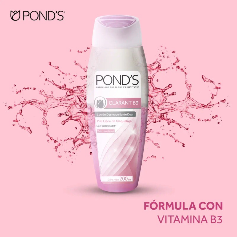Pond's Loción Facial Desmaquillante Dual Pond'sb3 200 Ml