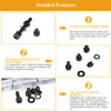 555 Pieces M3 Screws Nuts Washers Set Black, Sutemribor M3