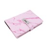 A5 Note Book PU Leather Cover Password Lock Notepad Diary
