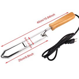 HunterBee Electric Hot Heated Uncapping Knife Bees Beekeeping Honey Extraction Tool 110V Honeycomb Wax Beewax Harvest Decapping Capping Extractor Supplies