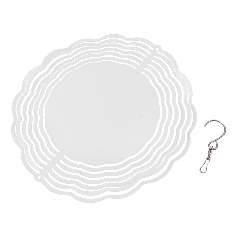 Sublimation Wind Chime Aluminum DIY Blank Wind Turntable for Outdoor