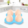 01 Egg Bite Mold, Silicone Egg Steamer, Four Holes Convenient