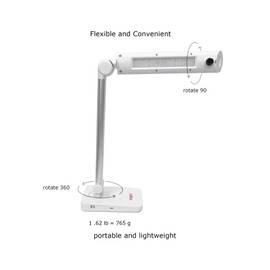Longjoy Digital Portable Overhead USB Distance Teaching Document Camera LV-1020 (White)