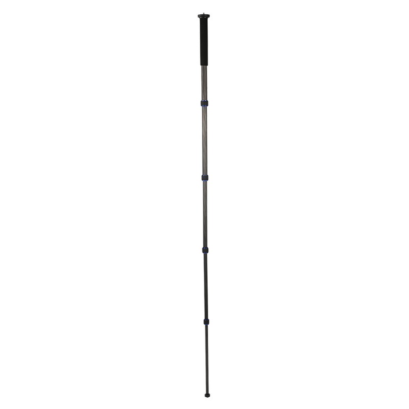 C-222 Carbon Fiber Portable Outdoor Telescopic Monopod Tripod Mountaineering Cane