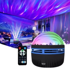 Unbranded 1~10*Aurora Light Projector, Northern Light Galaxy LED Lamp, with Remote Control - 4pcs
