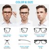 WEMOOTANTS High Magnification Power Blue Light Blocking Reading Glasses 500