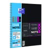 Study Notebook Notebook, A4+, Squared, 80 Sheets, 4 Assorted Colours