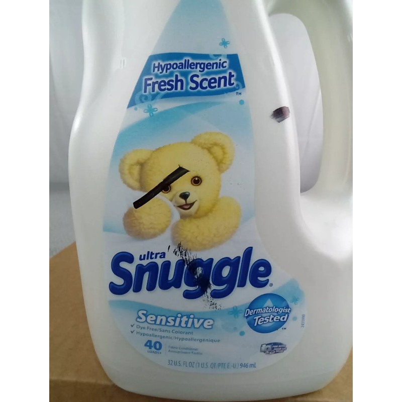 Snuggle Ultra Snuggle Sensitive Liquid Fabric Softener Hypoallergenic 32 fl
