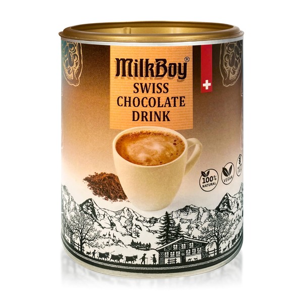 MilkBoy Gourmet Hot Chocolate Mix - Swiss Chocolate Drink for