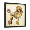 Empire Art Direct DAC-074-2525B Poodle Dimensional Collage Handmade by Alex