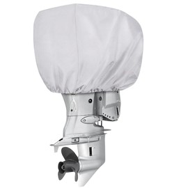 iCOVER Outboard Motor Cover Heavy Duty 600D Waterproof Engine Hood Covers, 27" DX16 WX25 H