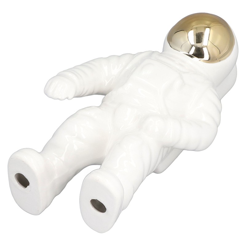 Ceramic Space Man Astronaut Figure Statue Modern Space Man Vase