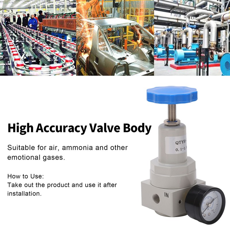 Air Pressure Regulator Automatic Relief Valve Controller Aluminium Alloy with
