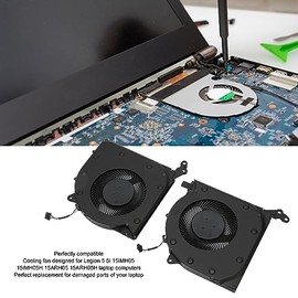 Dpofirs Ventilador de Refrigeración de CPU y GPU for Portátil Nuevo de Repuesto for Legion 5 5I 15IMH05 15IMH05H 15ARH05 15ARH05H, Ventilador de Refrigeración (Ventilador de