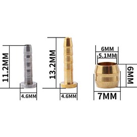 Bicycle Brake Olive Connecting Insert Kit Bike Hydraulic Disc Brake Hose BH-59（20set）