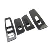 Korlot Carbon Fiber Style Window Lift Trim Switch Panel Cover