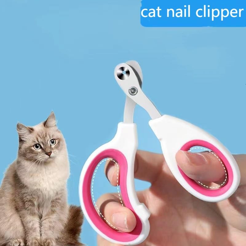 Cat Nail Clippers with Circular Cut Hole -Avoid Over Cutting