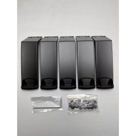 KMC XD Series Rockstar 2 Matte Black Wheel Inserts Set (5PCS) W/Screws LG1406-45