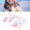USB Hand Gloves Electric Cute Animal Shape Fingerless Cartoon USB