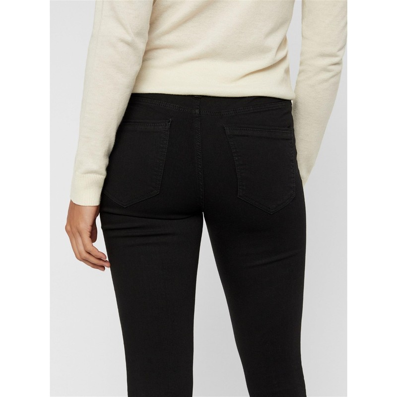 VERO MODA Women's Skinny Jeans, black
